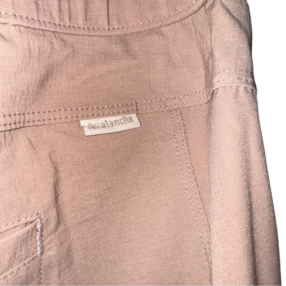 NWT AVALANCHE Ripstop Cargo Khaki Outdoor Pull On Ankle Pants Hiking Size XL - Picture 9 of 13